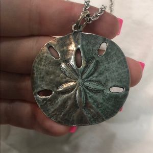 James Avery Sand Dollar Pendant with Chain